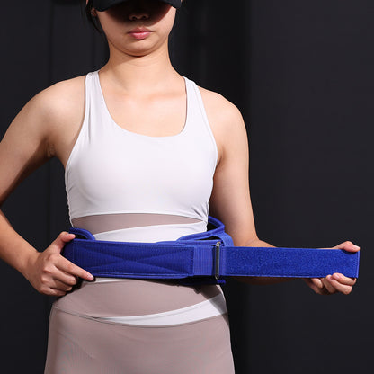 Fitness belt exercise support garment
